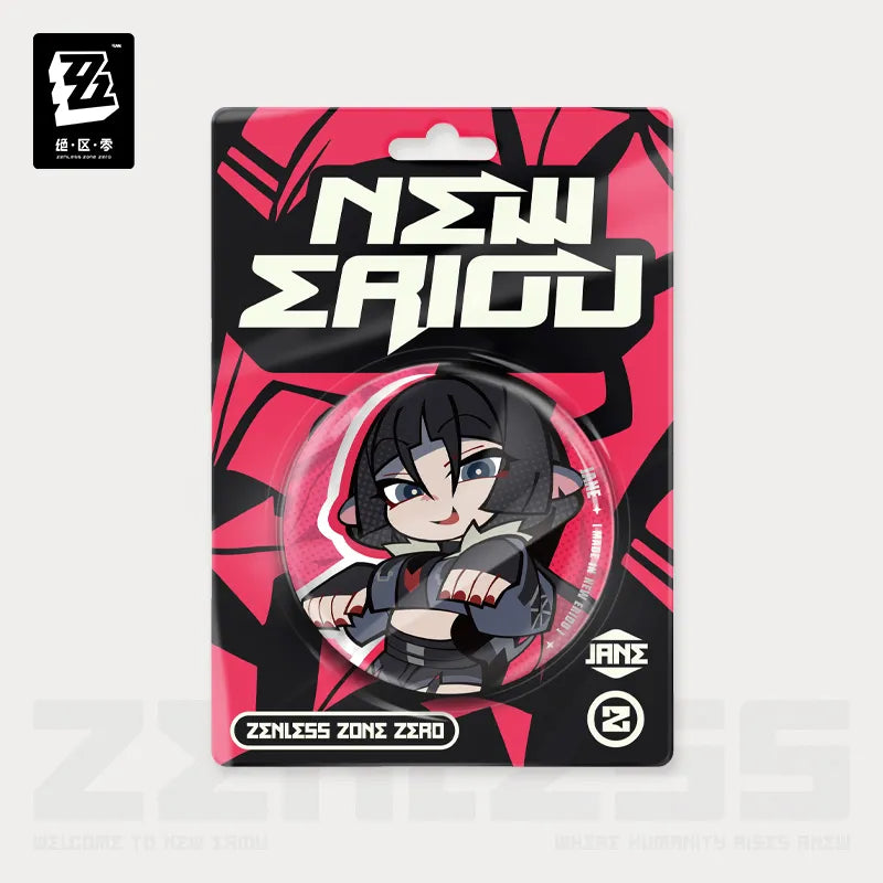 New Eridu Series Unknown Chibi Tinplate Badge
