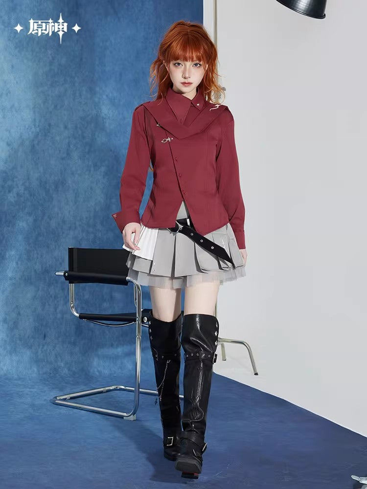 Genshin Impact Tartaglia Theme Impression Series Long-Sleeve Shirt