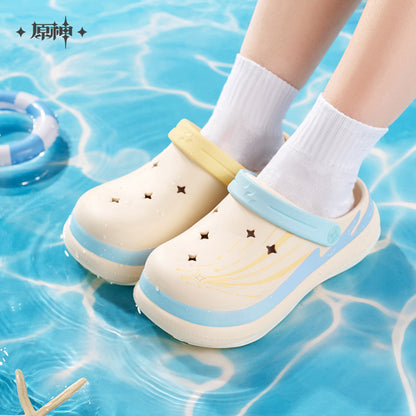 Genshin Impact Midsummer Party Series Clogs and Shoe Charm Set