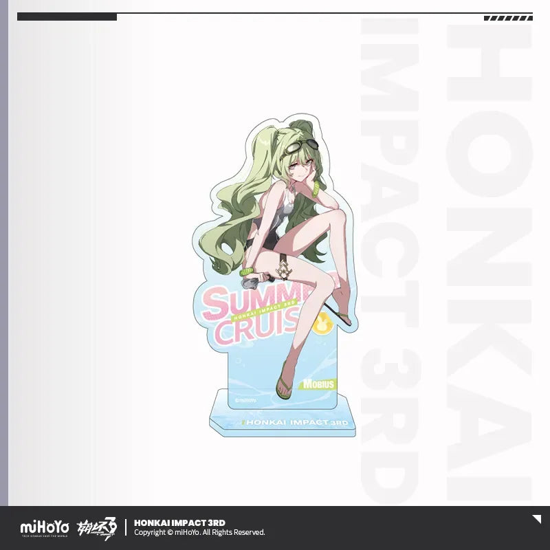 Summer Cruise Series Acrylic Stand Vol.4 Honkai Impact 3rd Mobius ACG Go Anime www.acg-go.com Aponia, Eden, Elysia, Griseo, Honkai Impact 3rd, Hua, Kalpas, Kevin, Kosma, Mobius, Pardofelis, Sakura, Stand, Su, Vill-V