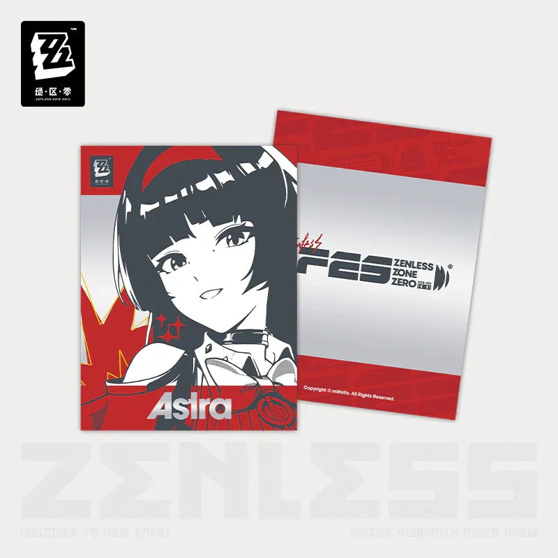 Sparkling Wonderland Series Glittering Silver Folder Zenless Zone Zero Astra Yao ACG Go Anime www.acg-go.com Anby Demara, Asaba Harumasa, Astra Yao, Ellen Joe, Hoshimi Miyabi, Office Supply, Zenless Zone Zero