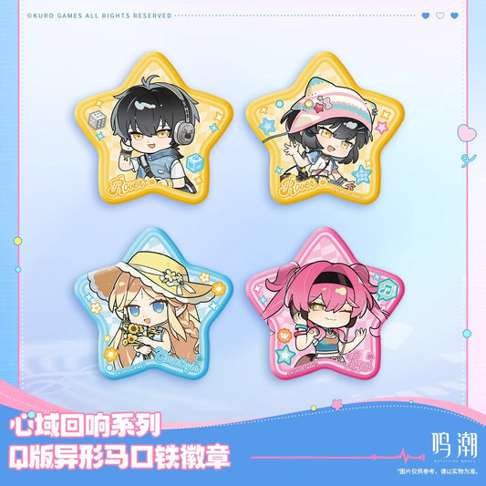 Somnoire Echoes Series Chibi Specially Shaped Tinplate Badge (Rover, Cartethyia, Lupa)