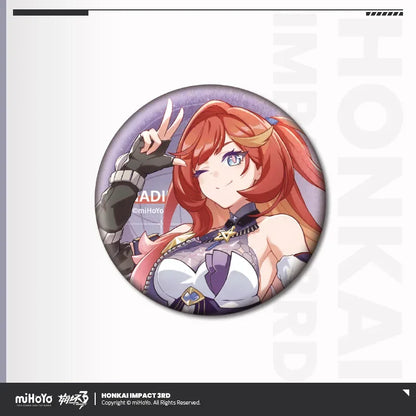 Portrait Series Tinplate Badge Vol.2 Honkai Impact 3rd Senadina ACG Go Anime www.acg-go.com Badge, Coralie, Dream Seeker, Helia, Honkai Impact 3rd, Lantern, Senadina, Songque, Thelema