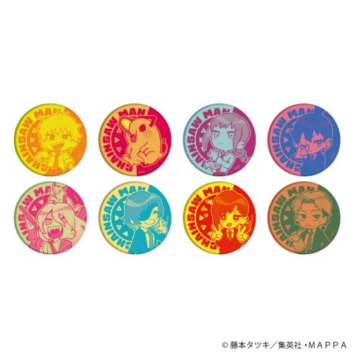 Chainsaw Man 02 / Blind (Mini Character Illustration) Can Badge Mystery Box (8 Types)