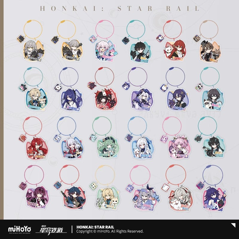 Little Cat Series Acrylic Keychain