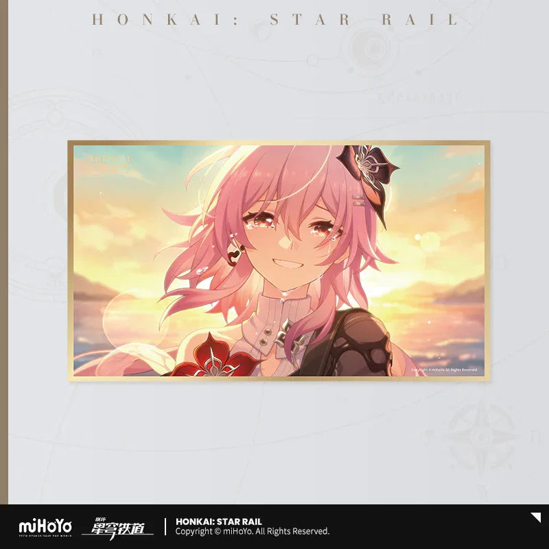 The Memories We Share Series PET Shikishi Cardboard Honkai: Star Rail I'm Back ACG Go Anime www.acg-go.com Aglaea, Anaxa, Aventurine, Blade, Boothill, Cardboard, Cerydra, Cipher, Evernight, Hyacine, Hysilens, Jiaoqiu, Mydei