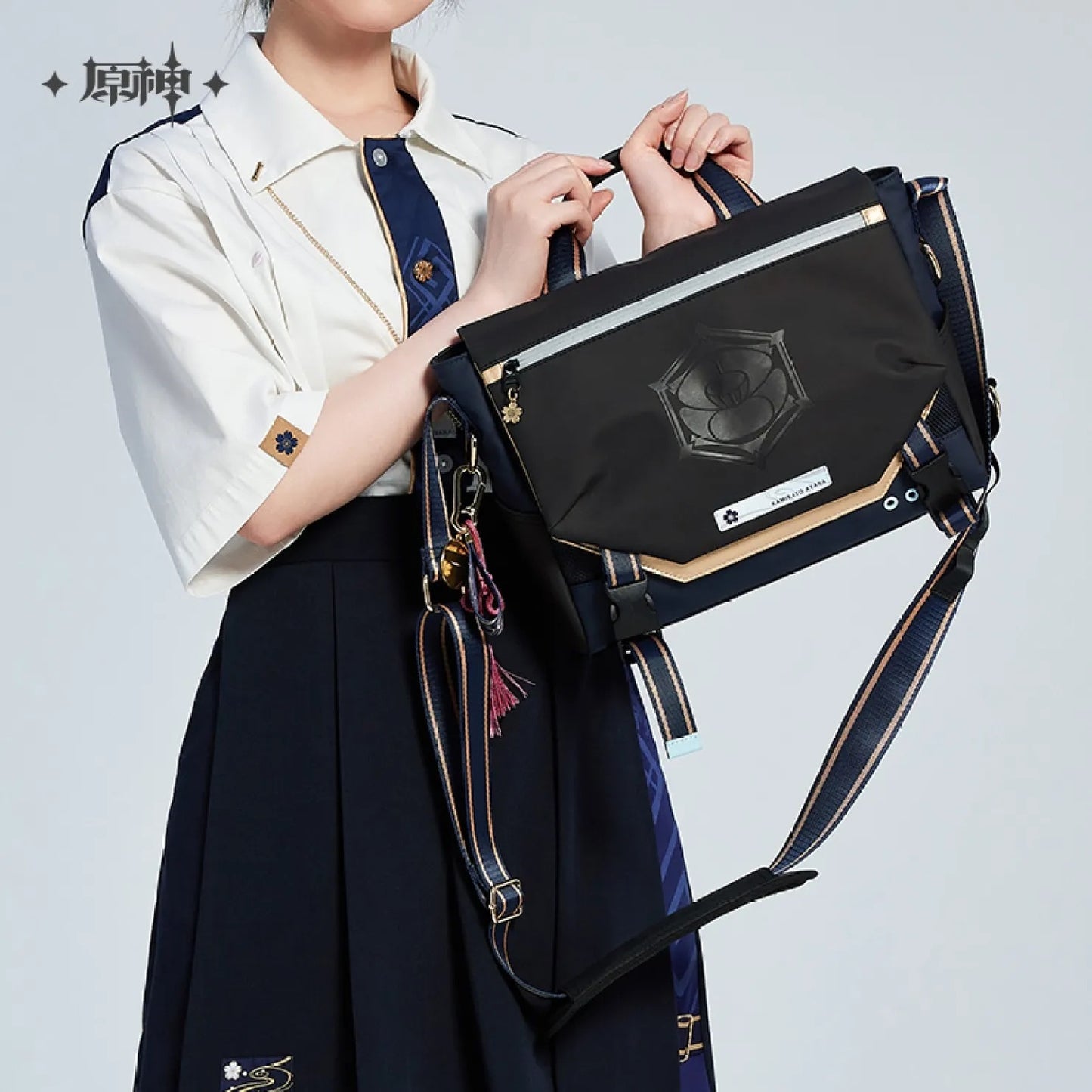 Genshin Impact Kamisato Ayaka Theme Impression Series Crossbody Bag