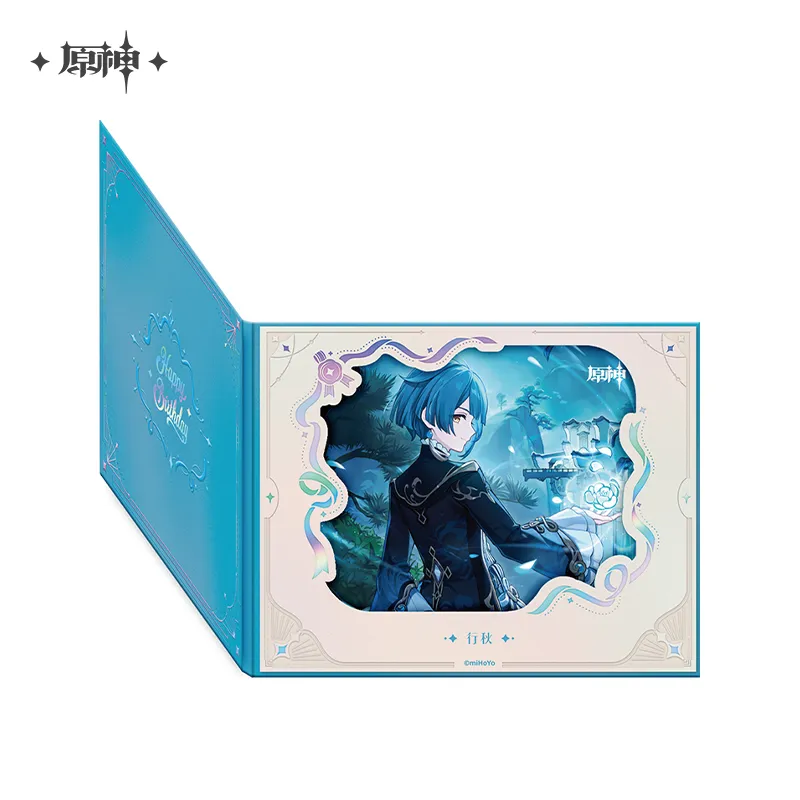 Genshin Impact The Day of Destiny Series Flip Page Window Shikishi Cardboard 2025