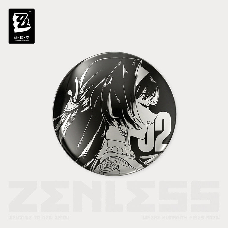 Zenless Zone Zero Time Signal Research Series Metallic Mirror Badge Vol.2