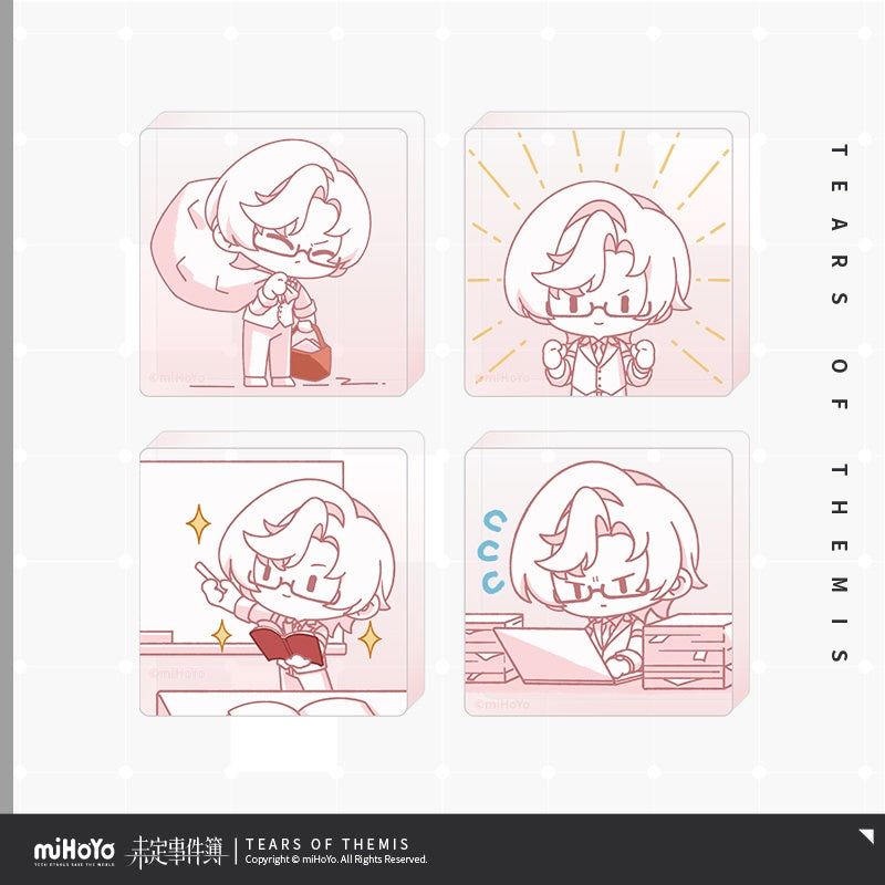 Tears of Themis Stellis' Heartbeat NXX. Series Charity Commemorative Chibi Version Acrylic Ornament Set