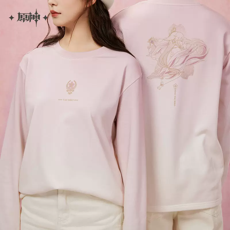 Genshin Impact Yae Miko Impression Series Gradient Long-Sleeved T-shirt