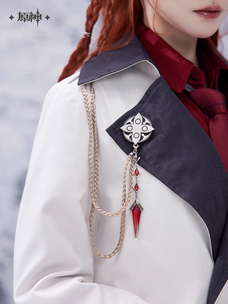 Frost and Flame Series Fatui Harbinger Impression Long Coat