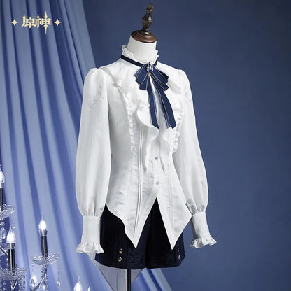 Genshin Impact Furina Impression Series Long-Sleeve Waisted Blouse