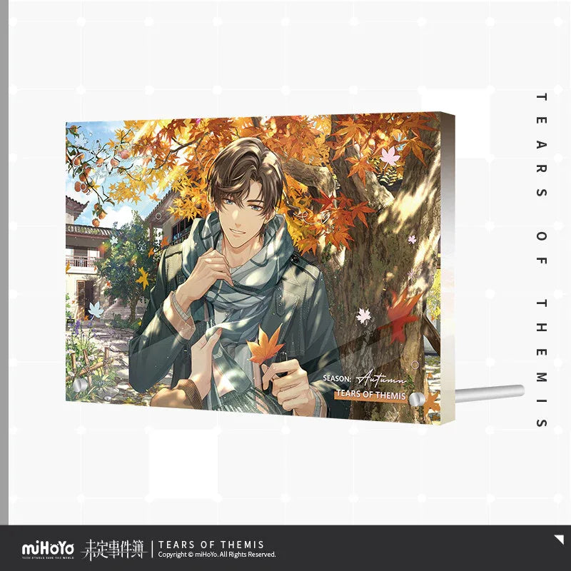 Tears of Themis Heart of Every Seasons Series Acrylic Decorative Painting Artem Wing ACG Go Anime www.acg-go.com Art Decor, Artem Wing, Luke Pearce, Marius von Hagen, Tears of Themis, Vyn Richter