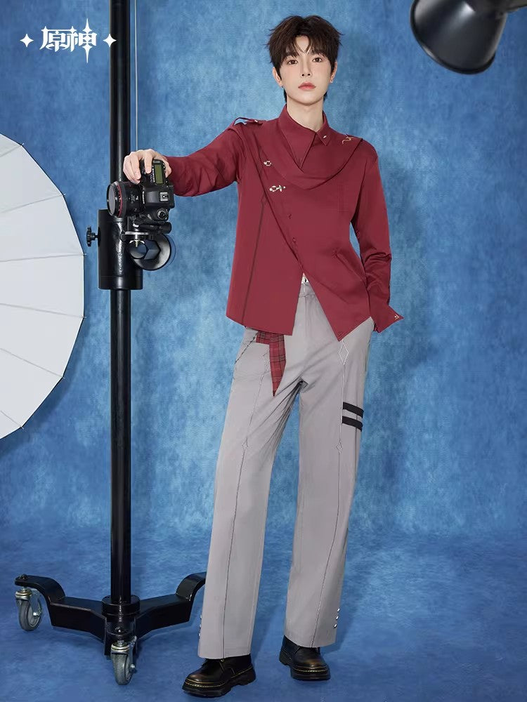 Genshin Impact Tartaglia Theme Impression Series Long-Sleeve Shirt