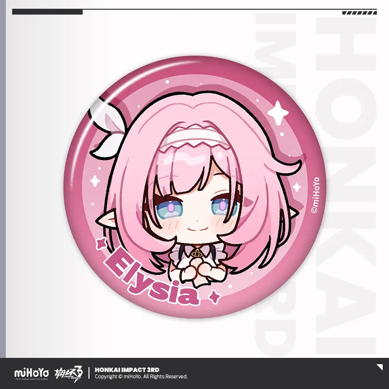 HONKAI MEME Series Tinplate Badge Honkai Impact 3rd