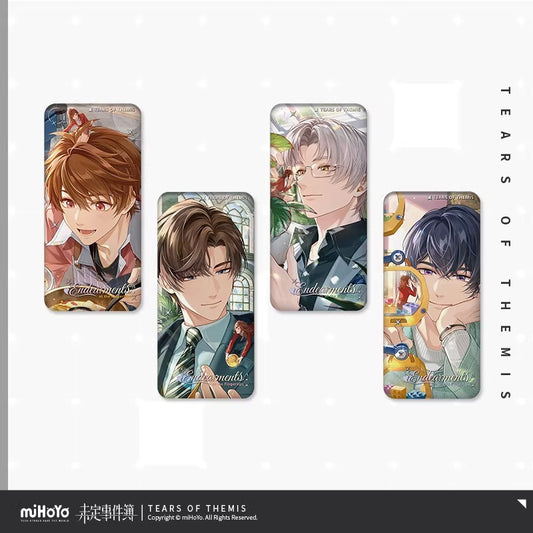 Tears of Themis Endearments at the Fingertips Series Square Tinplate Badge