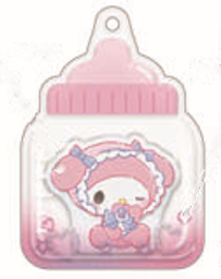 Sanrio Characters Milk Bottle Air Keychain