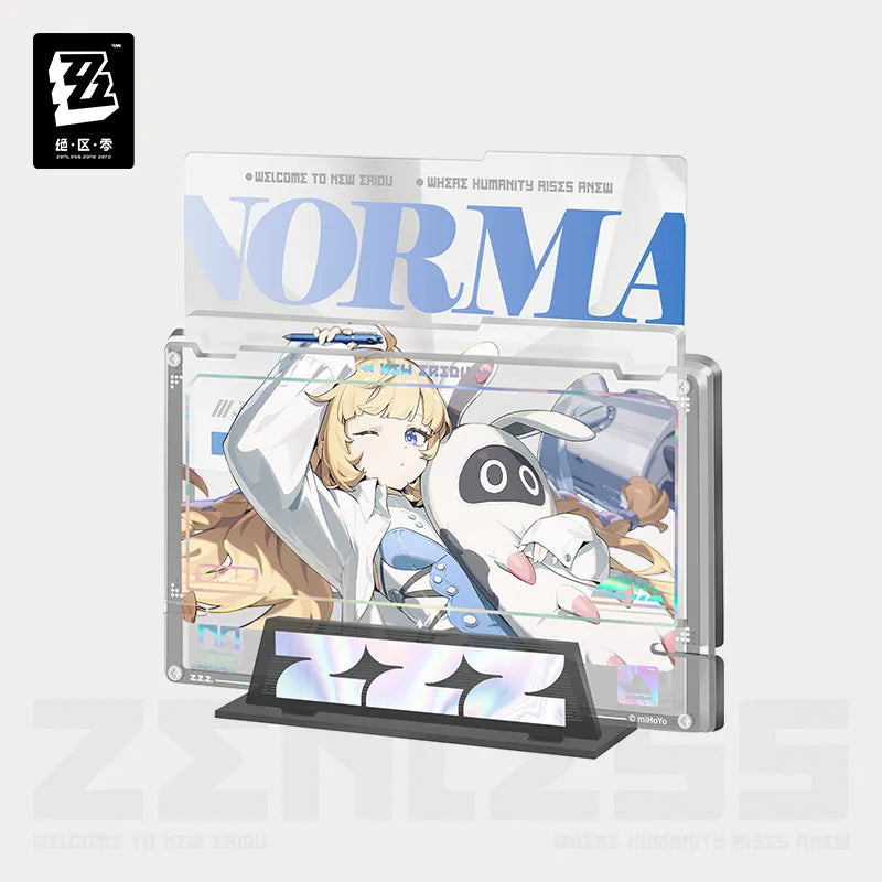 Zenless Zone Zero Mindscape Cinema Series External Strategy Department Compliance Authority Framed Acrylic Insert Set