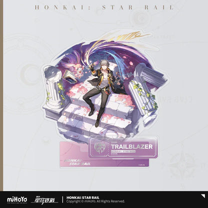 The Remembrance Character Warp Artwork Acrylic Stand Honkai: Star Rail Male Trailblazer ACG Go Anime www.acg-go.com Aglaea, Castorice, Evernight, Hyacine, Stand