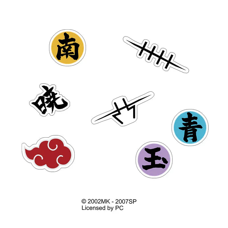 Small Sticker Naruto Akatsuki Elements D ACG Go Anime www.acg-go.com Hatake Kakashi, Naruto Uzumaki, Sticker