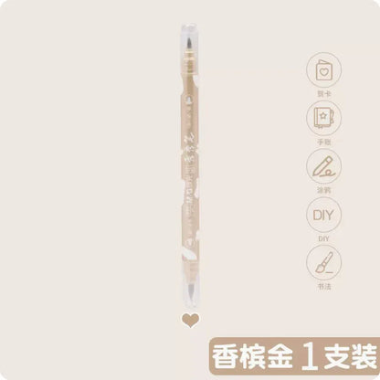 Metallic Twin-tip Marker Pens M&G １Count / Champagne Gold ACG Go Anime www.acg-go.com Office Supply