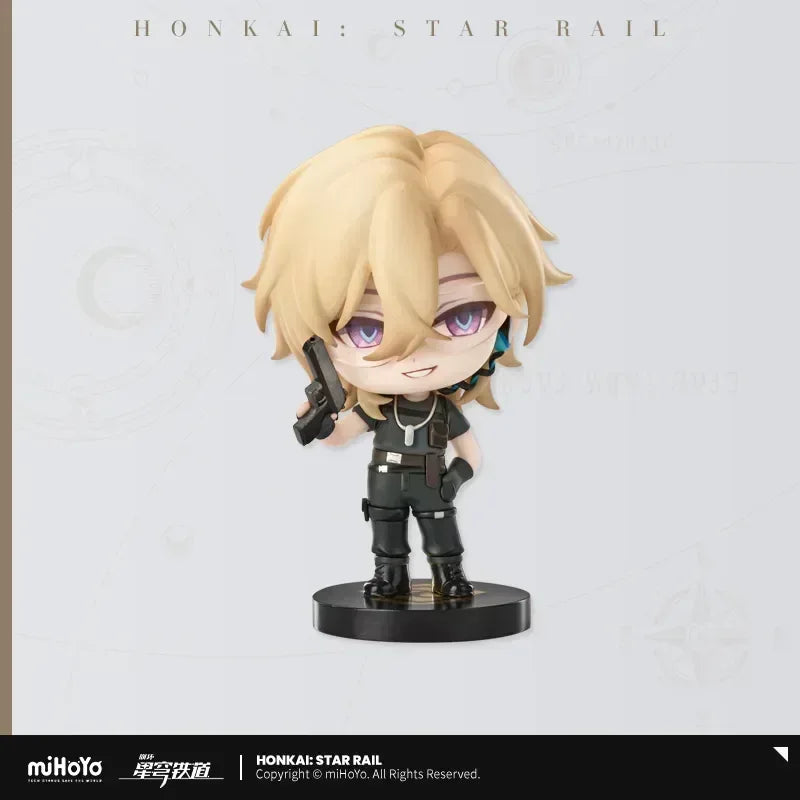 Honkai: Star Rail Nameless Medal Series Chibi Figure Aventurine ACG Go Anime www.acg-go.com Acheron, Aventurine, Chibi, Dr. Ratio, Figure, Firefly, Honkai: Star Rail