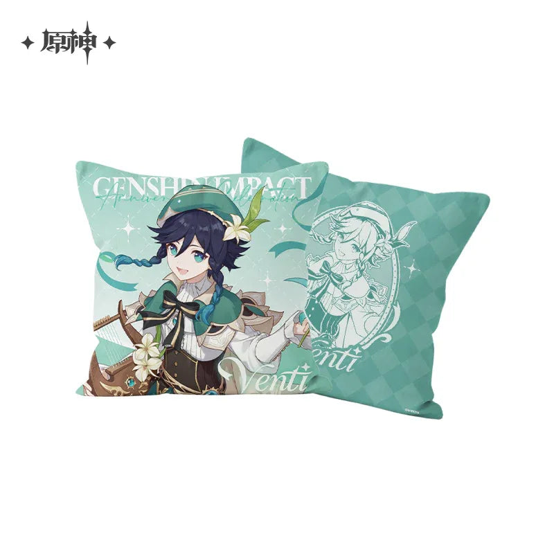 Anniversary Celebration Series Pillow Genshin Impact Venti (Pillow Set) ACG Go Anime www.acg-go.com Colombina, Furina, Genshin Impact, Household, Mavuika, Nahida, Raiden Shogun, Venti, Zhongli