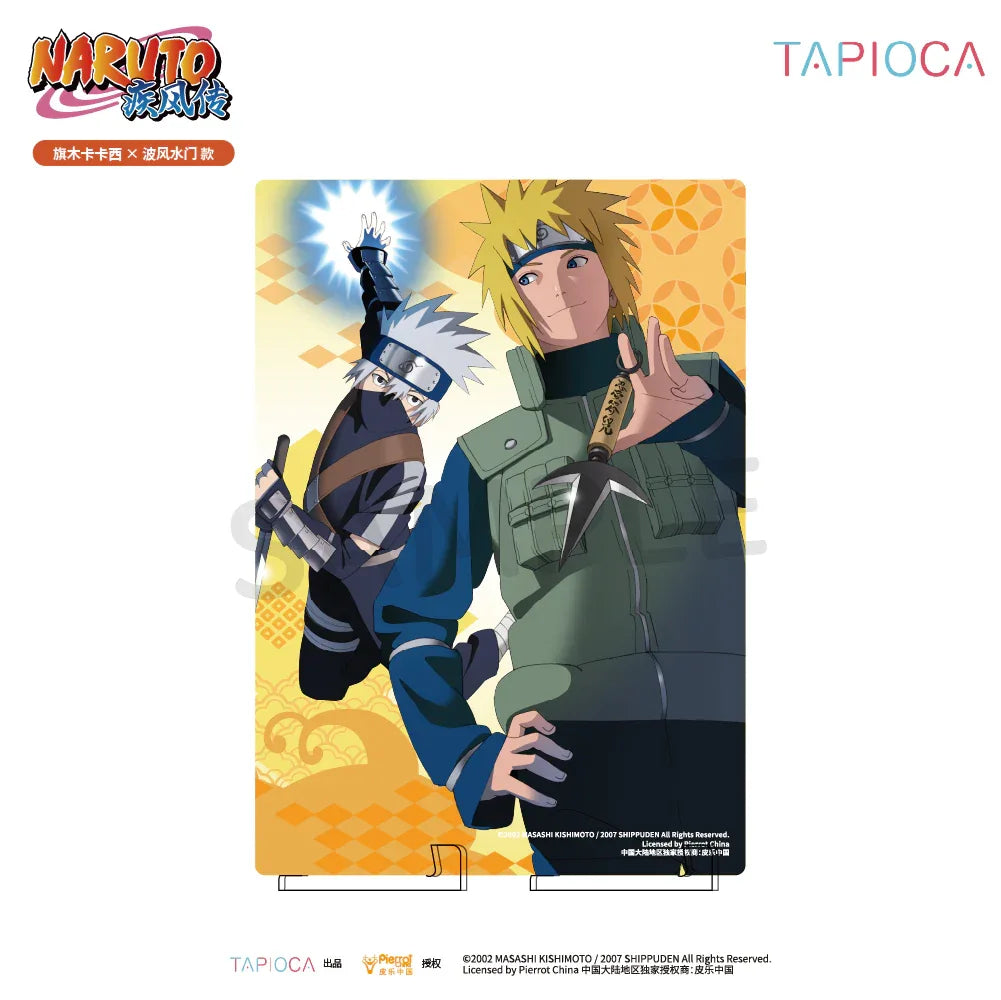 Big Acrylic Stand Naruto Shippuden Kakashi Hatake & Namikaze Minato ACG Go Anime www.acg-go.com Haruno Sakura, Jiraiya, Kakashi Hatake, Namikaze Minato, Sasuke Uchiha, Stand, Tsunade