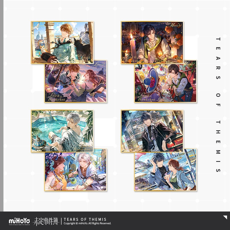 Tears of Themis Love & Wanderlust Series PET Shikishi Cardboard