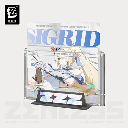 Zenless Zone Zero Mindscape Cinema Series Airspace Patrol Department (A.P.D.) Compliance Authority Framed Acrylic Insert Set