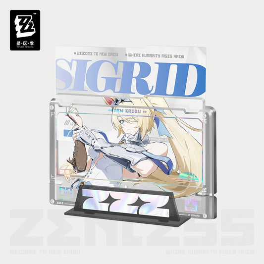 Zenless Zone Zero Mindscape Cinema Series Airspace Patrol Department (A.P.D.) Compliance Authority Framed Acrylic Insert Set