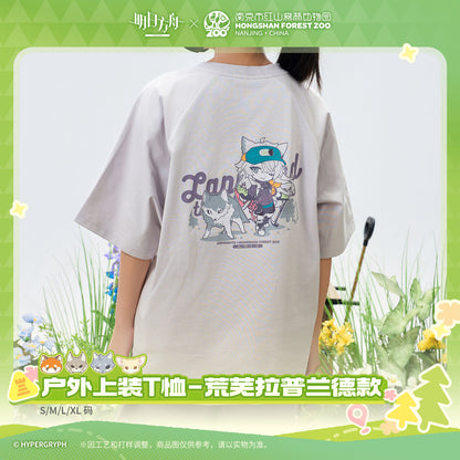 Arknights x Hongshan Forest Zoo Nanjing China Outdoor T-shirt Lappland the Decadenza