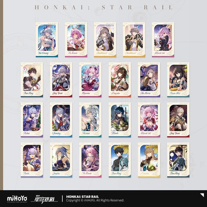 Honkai: Star Rail Starry Sea Celebration Series Faux Film Cards