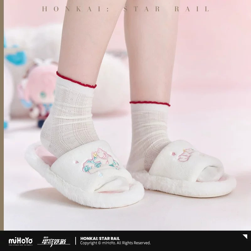 Honkai: Star Rail Hyacine Theme Impression Series Plush Slippers