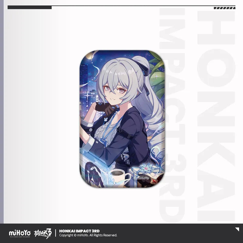 Birthday Greeting Series Tinplate Badge Honkai Impact 3rd