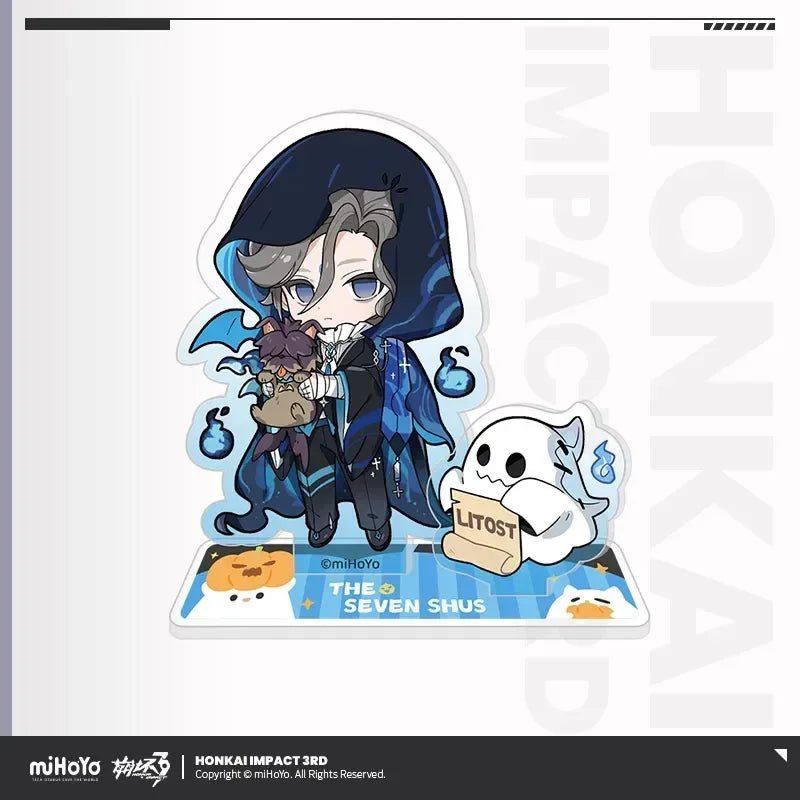 Honkai Impact 3rd The Seven Shus Night of Encounters Series Chibi Acrylic Stand Litost ACG Go Anime www.acg-go.com Ajita, Baiji, Honkai Impact 3rd, Lantern, Litost, Serapeum, Songque, Stand, Thelema