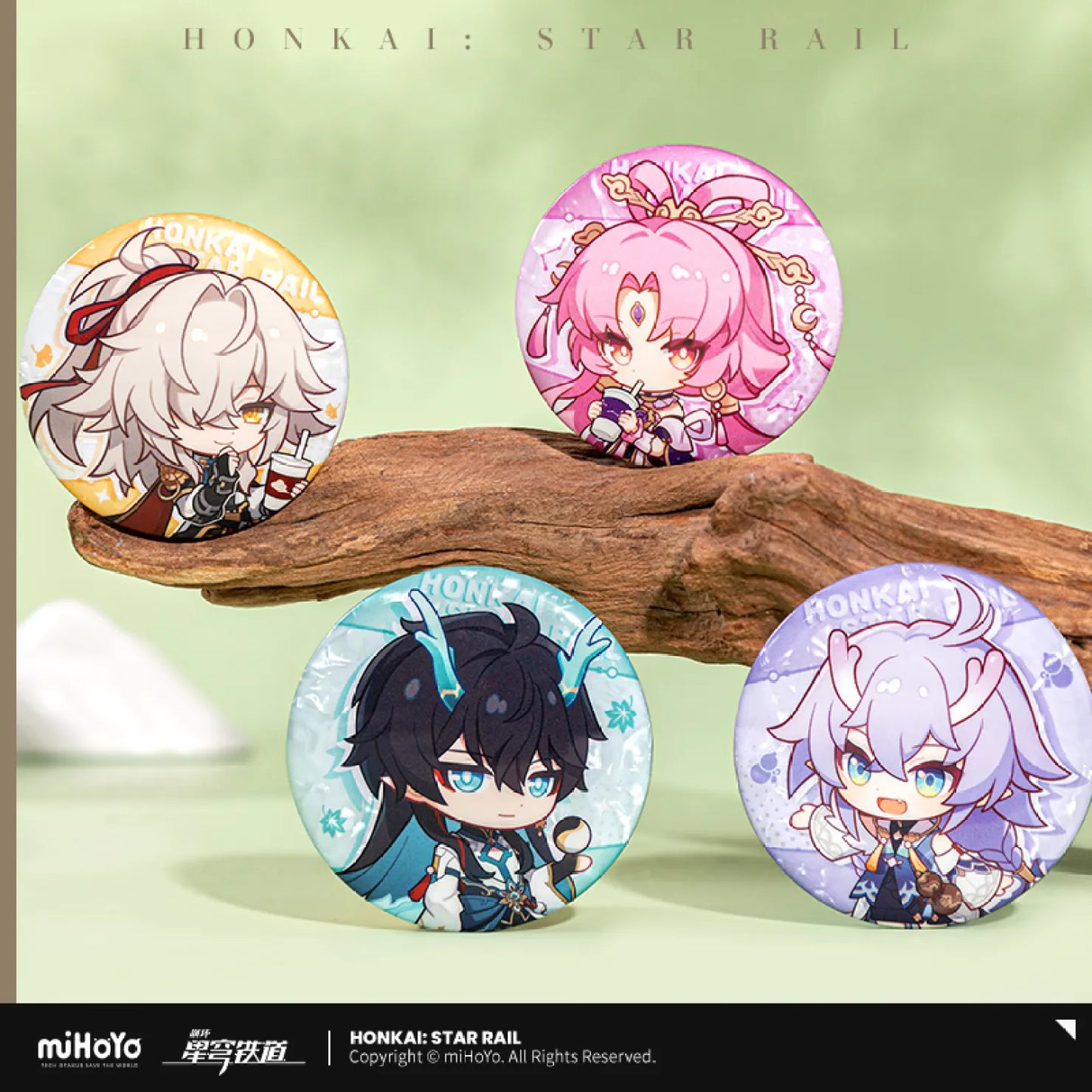 Express Travel Series Chibi Acrylic Tinplate Badge