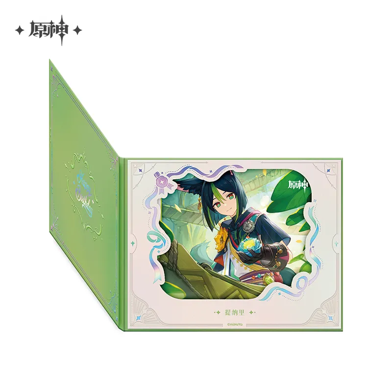 Genshin Impact The Day of Destiny Series Flip Page Window Shikishi Cardboard 2025