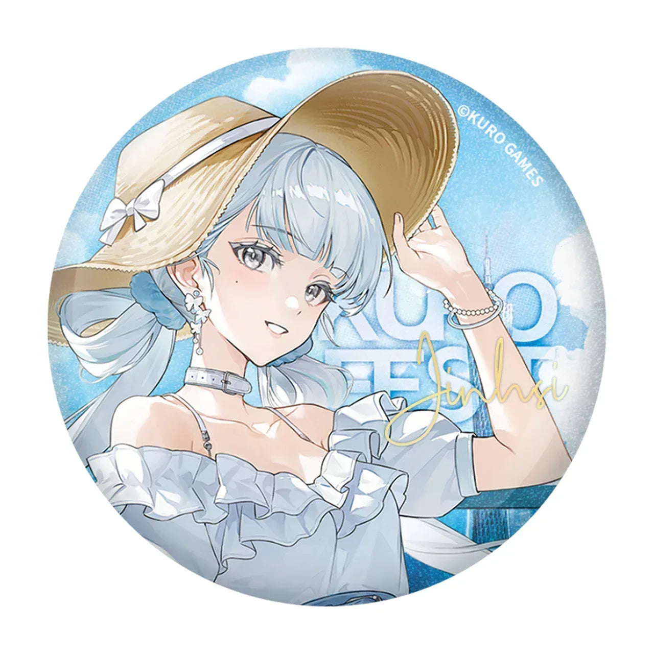 Wuthering Waves FEST Carnival Series Tinplate Badge (Rover, Jinhsi, Cartethyia) Jinhsi ACG Go Anime www.acg-go.com Badge, Cartethyia, Jinhsi, Rover, Wuthering Waves