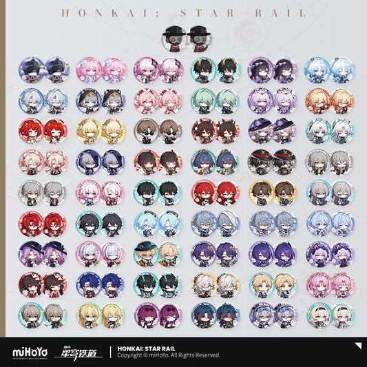 Honkai: Star Rail Owlbert's Reception Room Series Tinplate Badge Set