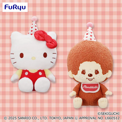 FuRyu Monchhichi × Hello Kitty Anniversary Party BIG Plush