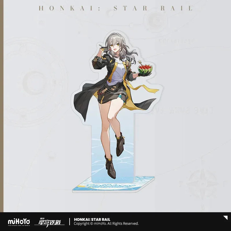 Honkai: Star Rail Fruity Summer Series Acrylic Stand Trailblazer Stelle (Female) ACG Go Anime www.acg-go.com Caelus, Castorice, Honkai: Star Rail, Mydei, Stand, Stelle, Trailblazer