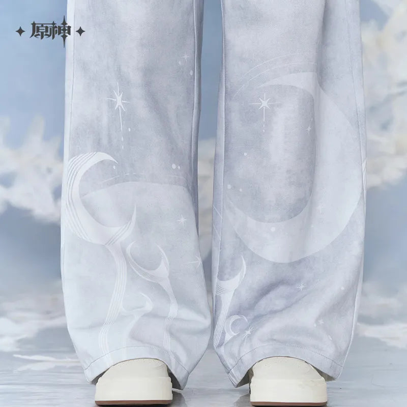 Genshin Impact Columbina Impression Series Printed Casual Trousers