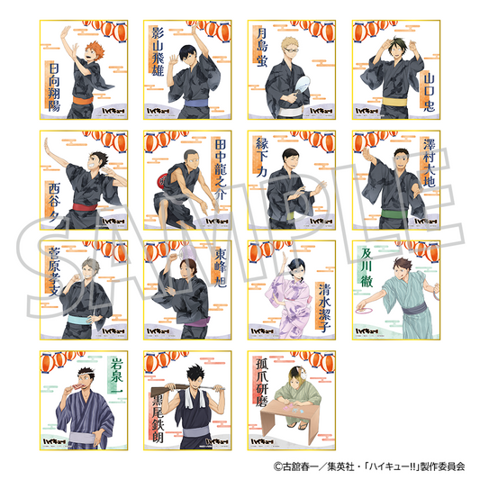 Haikyu!! Acrylic Washi-Style Mini Shikishi Cardboard Mystery Box