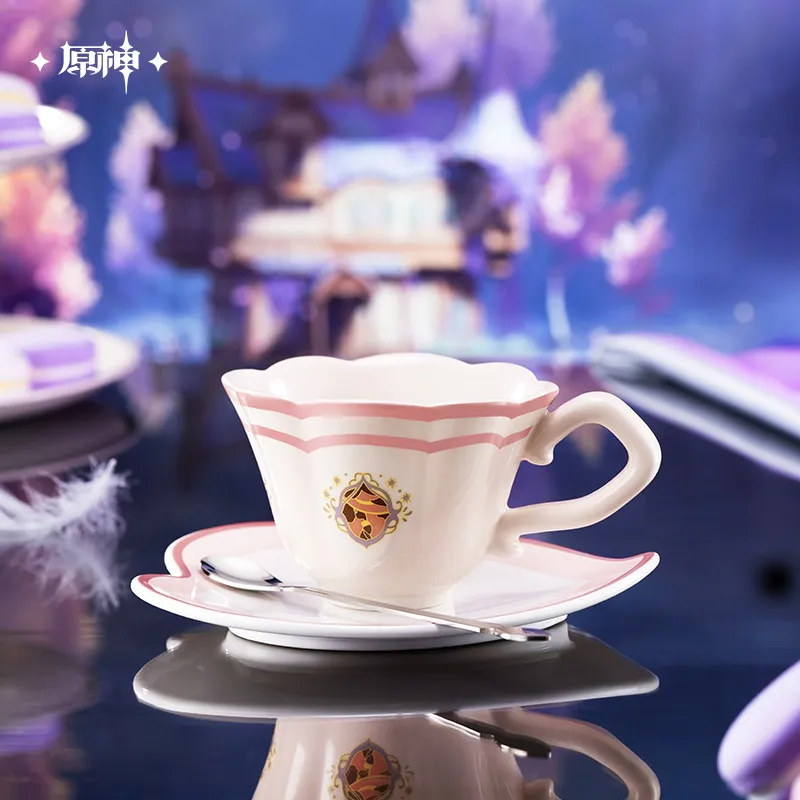 Genshin Impact The Noise and Silence in the Heart Nicole Impression Afternoon Tea Cup & Saucer Set