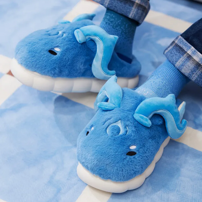 Neuvillette Theme Impression Series Fluffy House Slippers