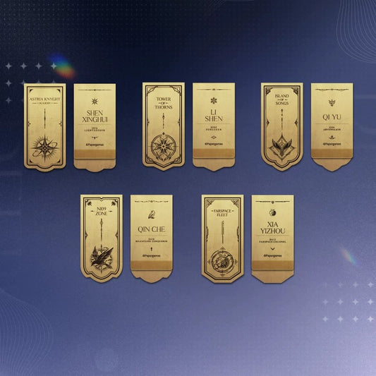 Love and Deepspace Echoes of the Past Series Brass Bookmark