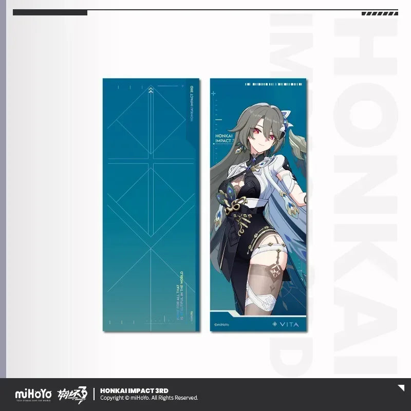 Honkai Impact 3rd Portrait Series Laser Ticket Vol.2 Vita ACG Go Anime www.acg-go.com Coralie, Dream Seeker, Helia, Honkai Impact 3rd, Lantern, Senadina, Songque, Thelema, Ticket