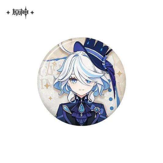 Genshin Impact Time Collecting Box Series Badge Furina ACG Go Anime www.acg-go.com Albedo, Arlecchino, Badge, Citlali, Diluc, Escoffier, Flins, Furina, Genshin Impact, Kamisato Ayato, Kinich, Mavuika, Nahida, Raiden Shogun, Tartaglia, Venti, Wanderer, Wriothesley, Xiao, Zhongli